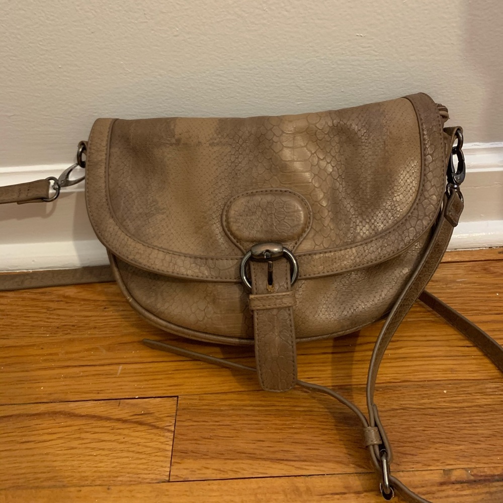 Big Buddha Faux Alligator Skin Crossbody